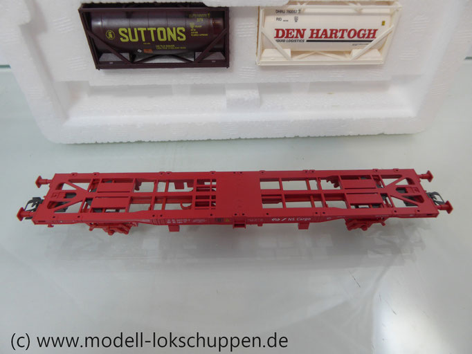 Märklin 47704  Containerwagen-Set  "Rotterdam" / 2 Lgjns 570 mit Container 