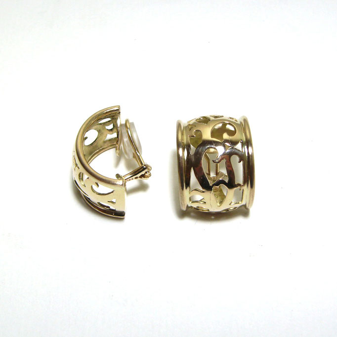 Ohrclip Oriental Gold 750