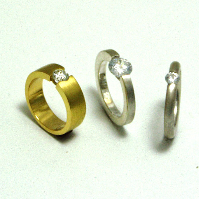 Solitärringe Gold 750