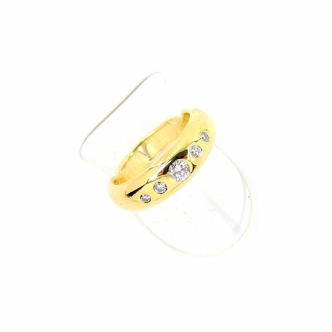  Bandring Brillanten Gold 750