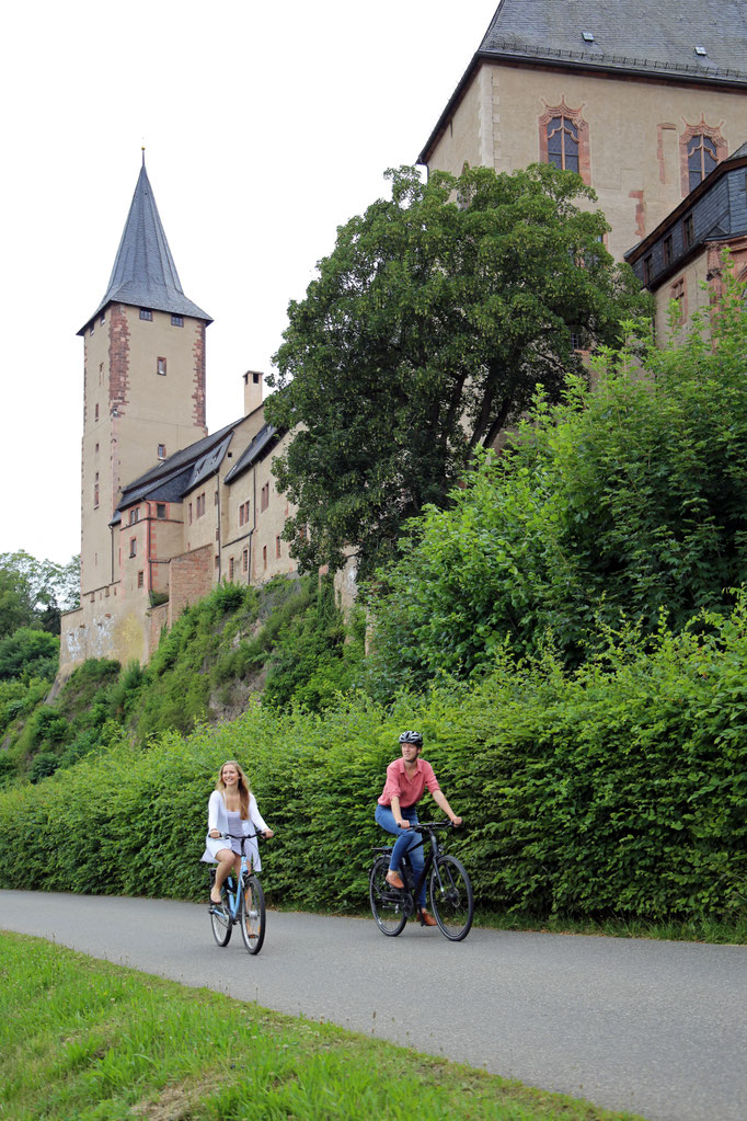 Schloss Rochlitz an der Zwickauer Mulde - Mulderadweg - Foto: Andreas Schmidt 