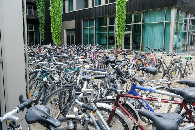 Freiburg hat insgesamt eine komplette Containerladung Räder gespendet ©JobRad