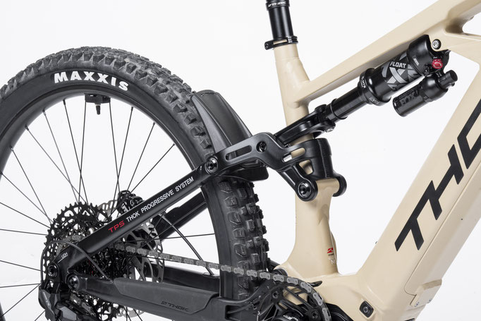 THOK E-Bikes TK02 S: Hinterbau und Federung