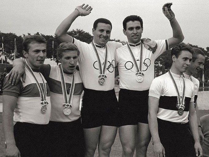 De Marchi jersey for Mario Zanin Gold at Tokyo 1964