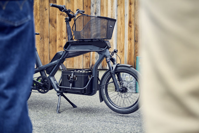 Das neue Ca Go CS verbindet den hohen Nutzen eines Lastenrads mit einem äußerst agilen Fahrverhalten und einer kompakten Bauweise für maximalen Fahrspaß.