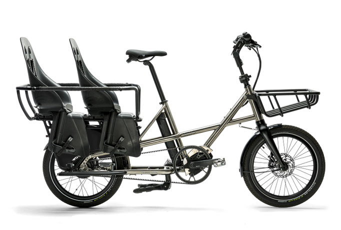 VELLO SUB Titan für den Transport von zwei Kindern ©Vello