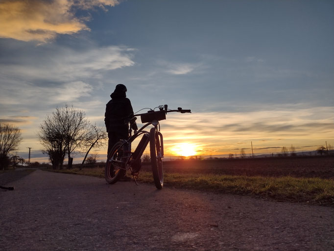 Sebastian Albert mit seinem Pendix-Rad