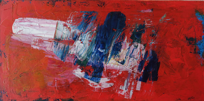 Johanna Schott // o. T. 23 // Acryl auf Leinwand // 30 x 60 cm // 2021