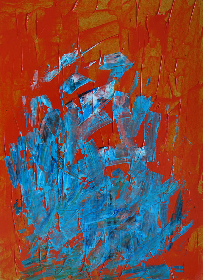 Johanna Schott // o. T. 6 // Acryl auf Pappe // 30 x 40 cm // 2019