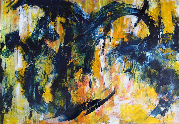 Johanna Schott // o.T. 6 // Acryl auf Papier // 57 x 81 cm // 2020