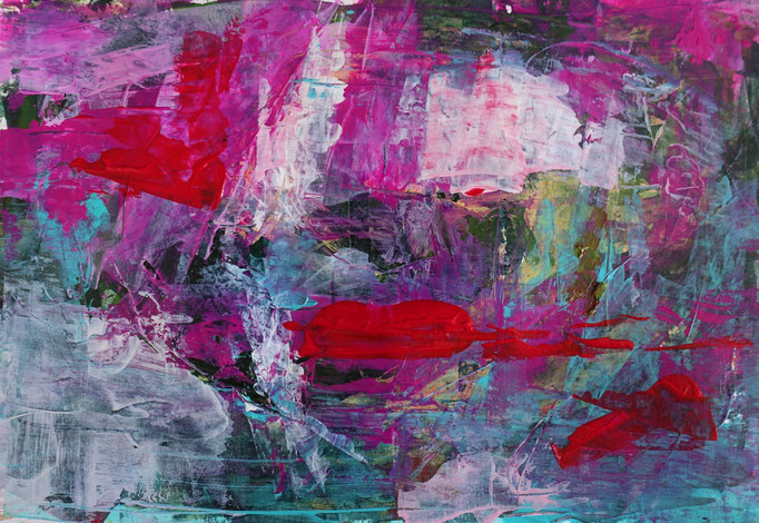 Johanna Schott // o.T. 2 // Acryl auf Papier // 21 x 29,7 cm // 2020