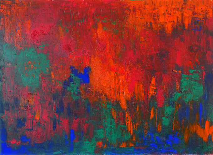 Johanna Schott // o.T. 15 // Acryl auf Leinwand // 65 x 90 cm // 2017