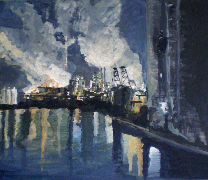 Dämmerung, Acryl auf Leinwand, 45x53cm