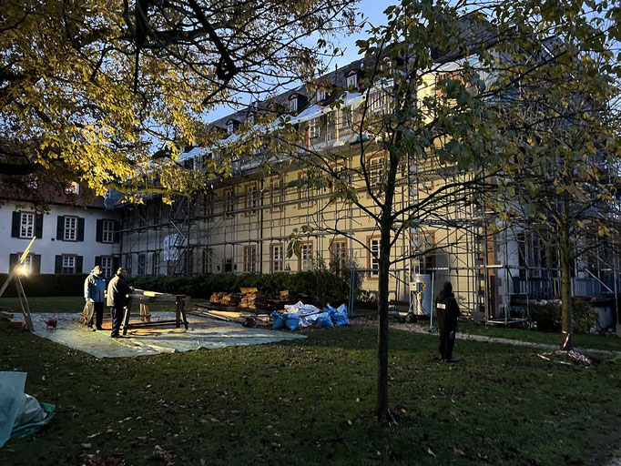 Dachsanierung Schloss Florstadt - Herrenhaus in Hessen - Kulturdenkmal - Baudenkmal
