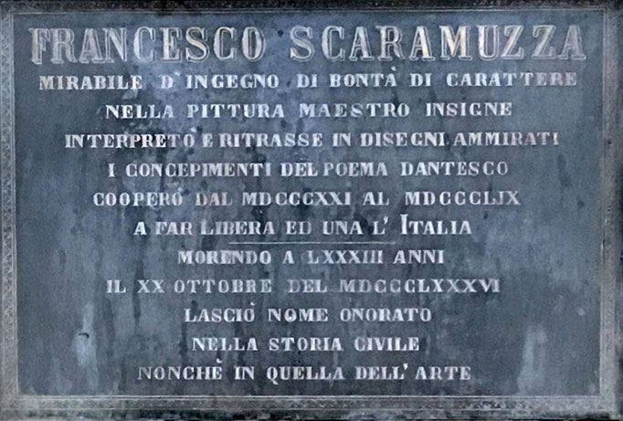 Parma, cimitero della Villetta Lapide di Francesco Scaramuzza