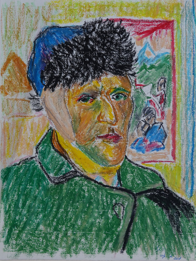 Bild 17: van Gogh, A3, Ölpastell