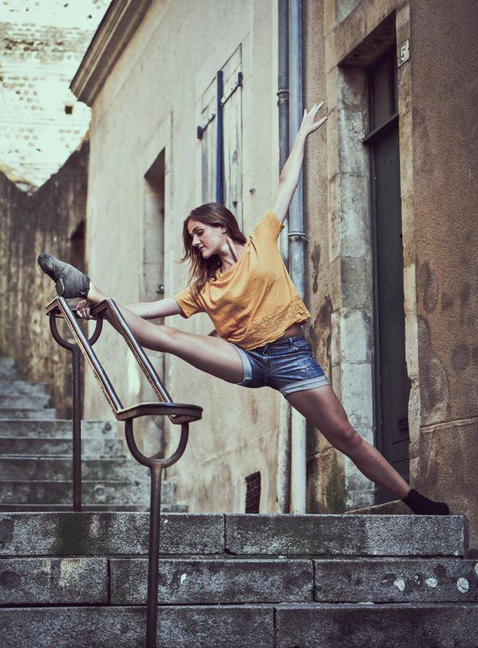 Delphine Grigné, photographe en Sarthe, séance photos portrait danseuse