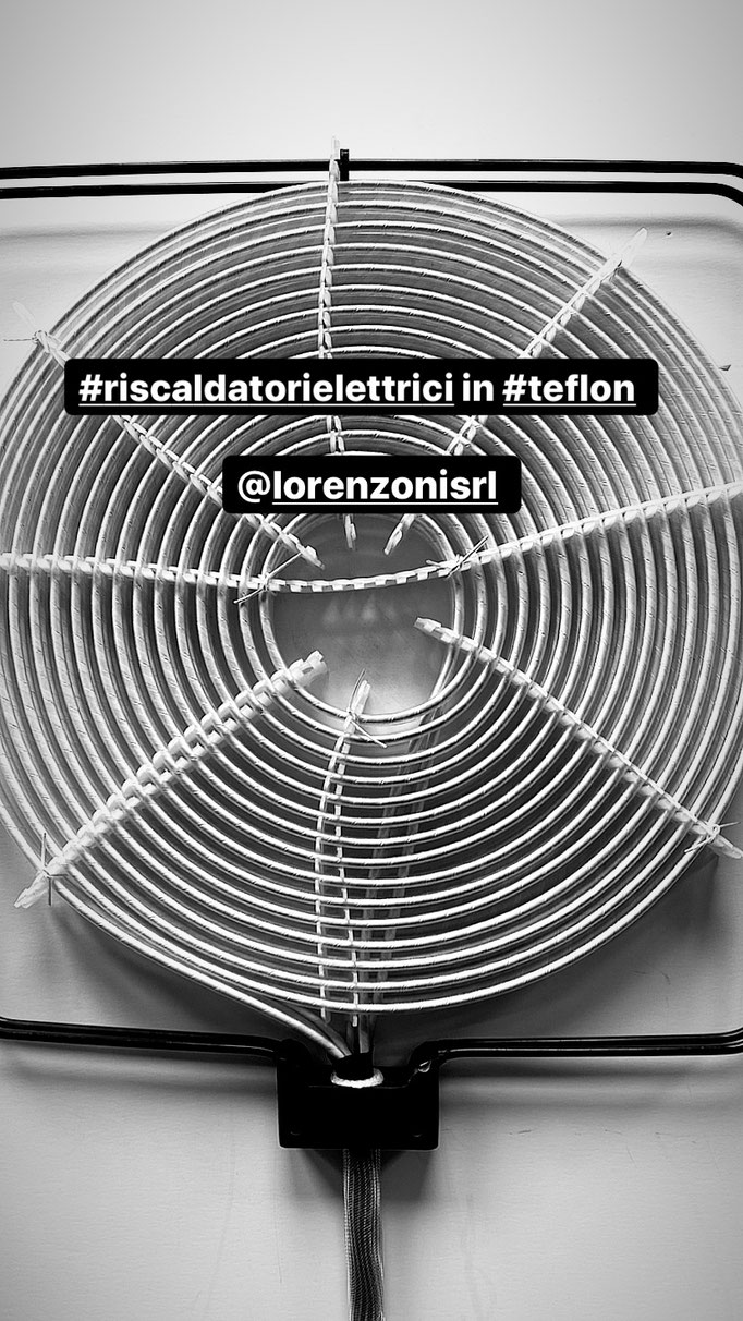 Riscaldatori elettrici in teflon Lorenzoni srl