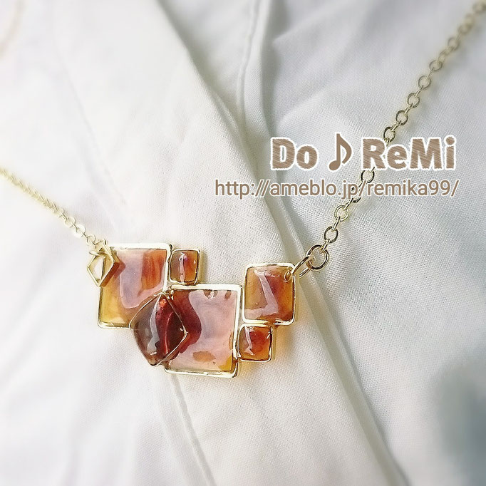 空枠べっこうレジンアクセサリー