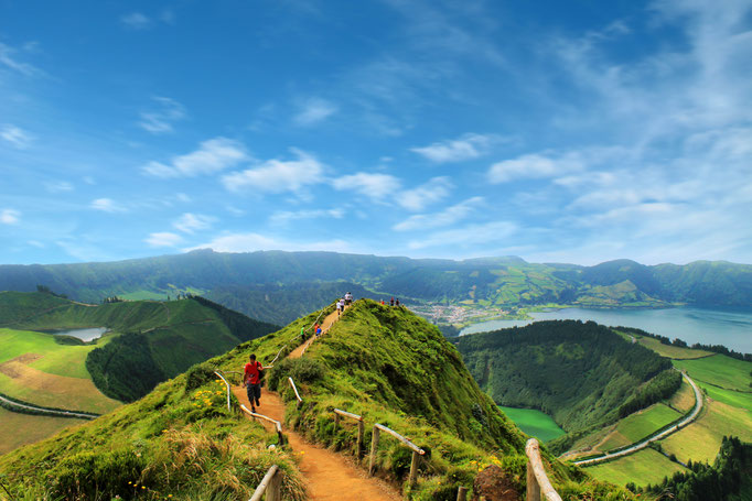 Lakes of Sete Cidades, Sao Miguel island, Azores - By Lsantilli