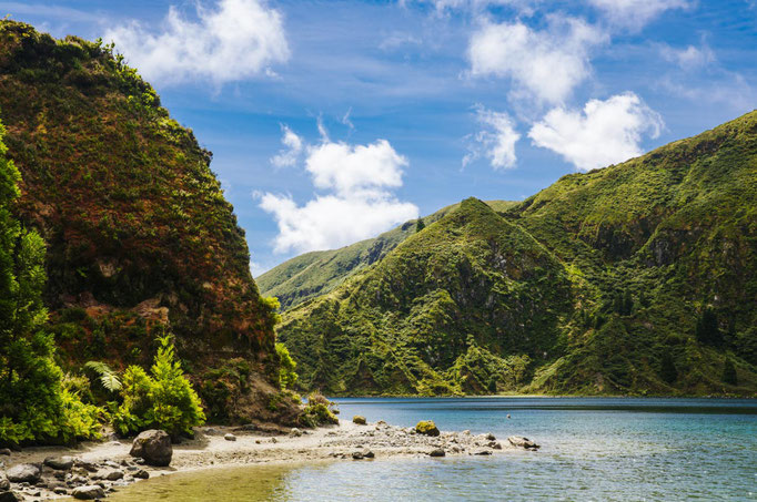 Azores - Lagoa do Fogo on Sao Miguel Island copyright  hbpro 2