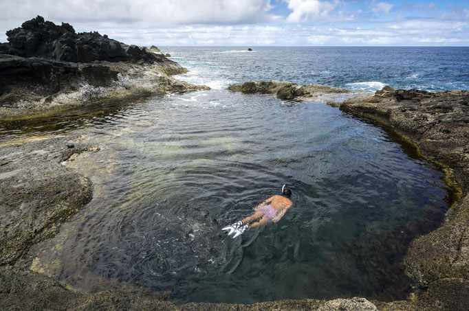 Azores - Mosteiros beach natural pool on Sao Miguel Island - Copyright  Fulcanelli