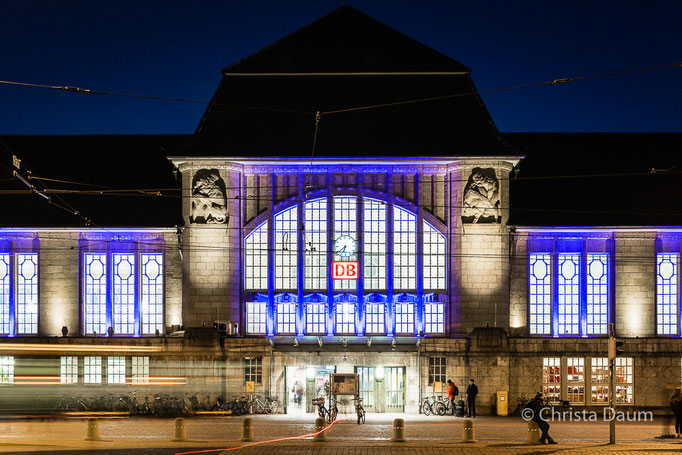 Deutsche Bahn Hauptbahnhof Wissenschaftsstadt Darmstadt, Foto: Christa Daum