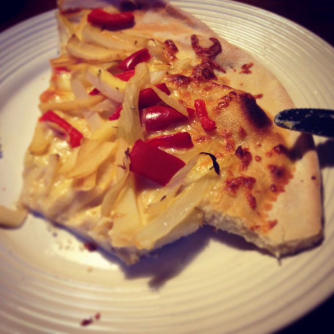 Rezept: weisse pizza reisen & kochen Bettwäsche pizza