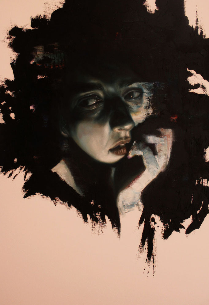 "Autoportrait" - oil on canvas