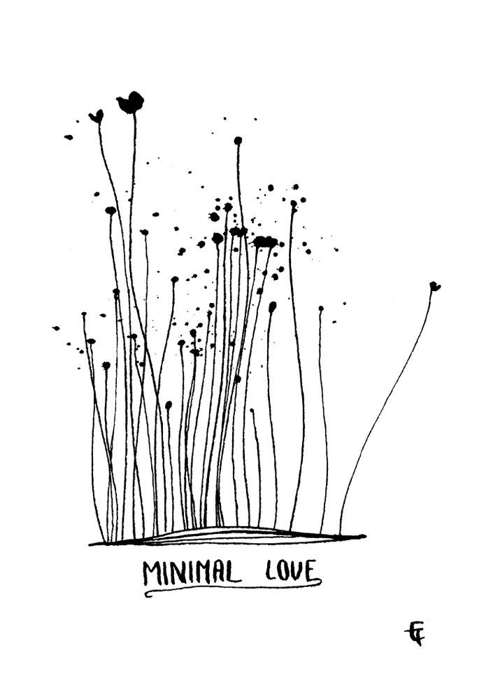 Minimal Love, 11x15cm, 2025