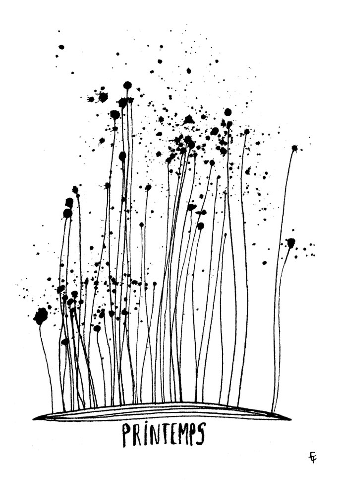 Minimal Spring, 13x18cm, 2025