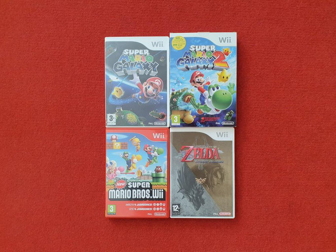 Mis videojuegos: Super Mario y Zelda para la Wii