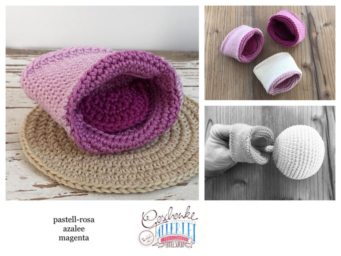 Baby-Mund-Modell in pastell-rosa mit Mundhöhle in azalee und Zunge in magenta