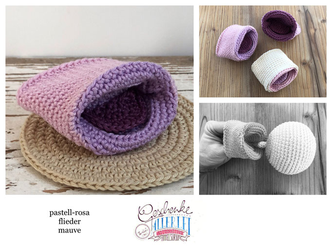 Baby-Mund-Modell in pastell-rosa mit Mundhöhle in flieder und Zunge in mauve