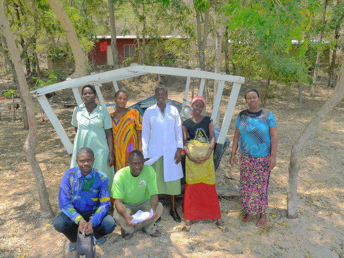 Mitarbeiter Gesundheitsstation Bugamba