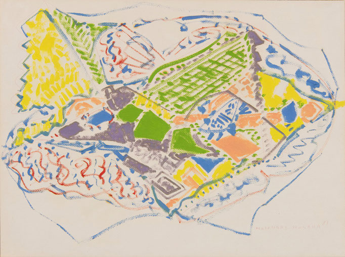 無題 Untitled, 1988,45.5 x 60.4 cm Crayon on paper