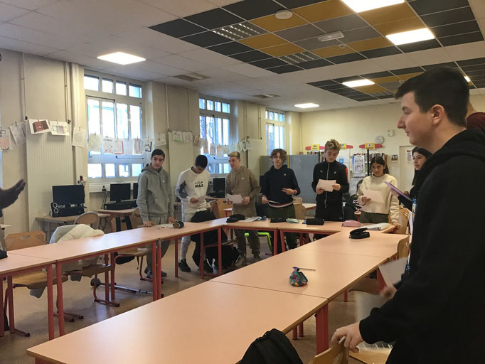 Atelier de Capitaine Alexandre au CDI du collège Risso