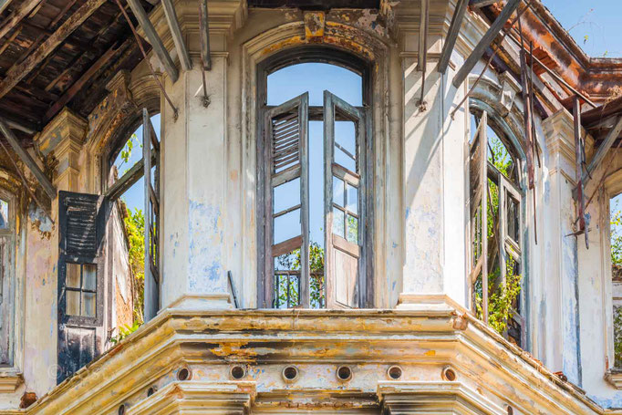 Penang Malaysia Wall of an Old School House