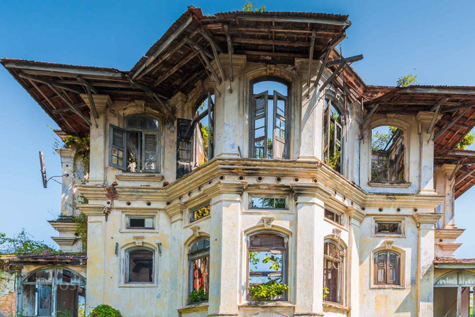 Penang Malaysia Wall of an Old School House
