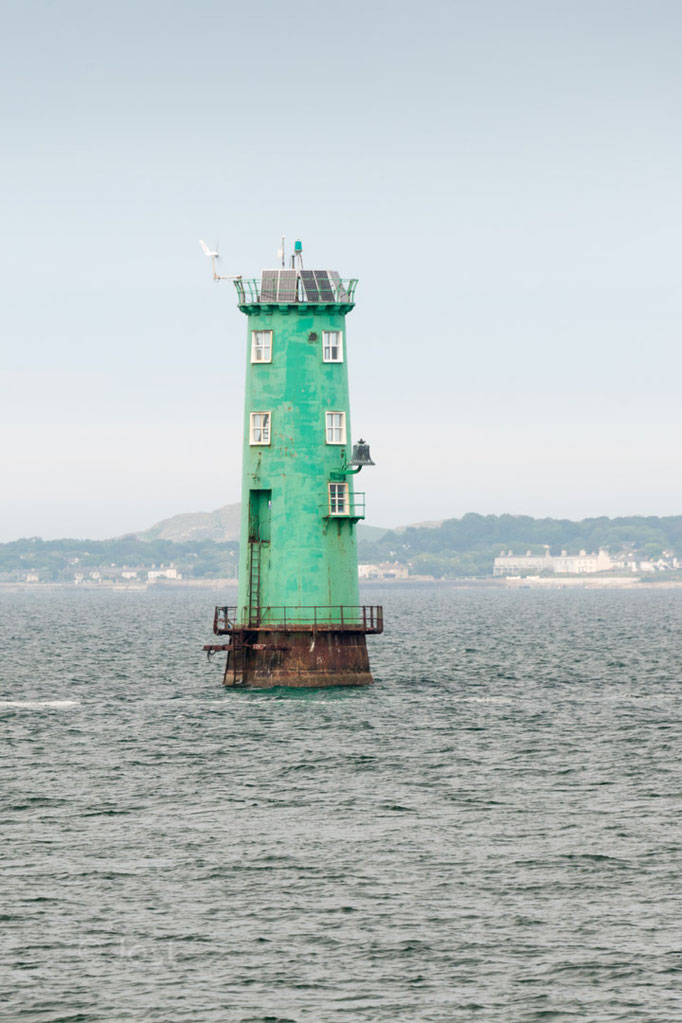 Leuchtturm in der Bucht von Dublin