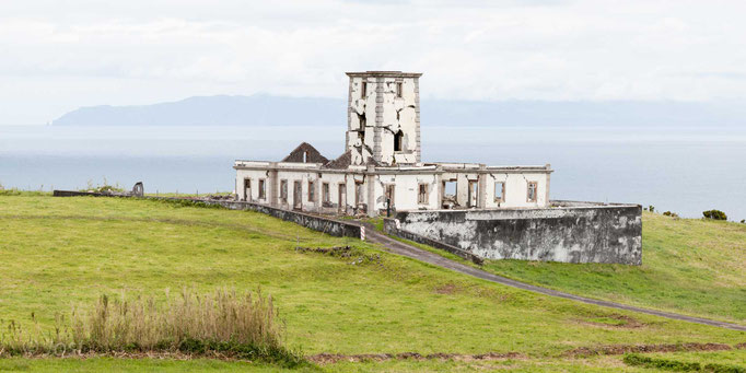 Leuchtturm auf den Azoren Faial