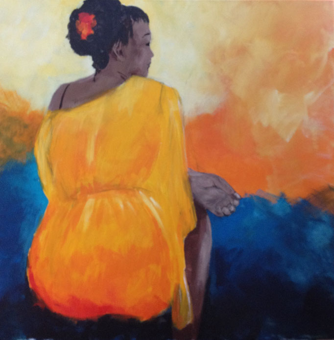 Fernweh, Acryl auf Leinwand, 80x80