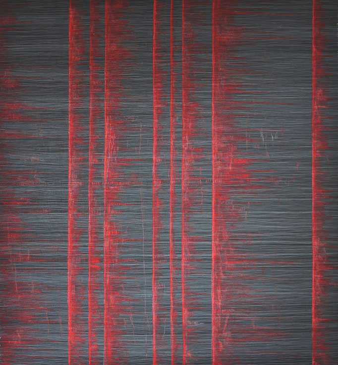 Linear, 2017, 196 x 177 cm, Preis für Innovation im großen Format (Quilttriennale 2018)