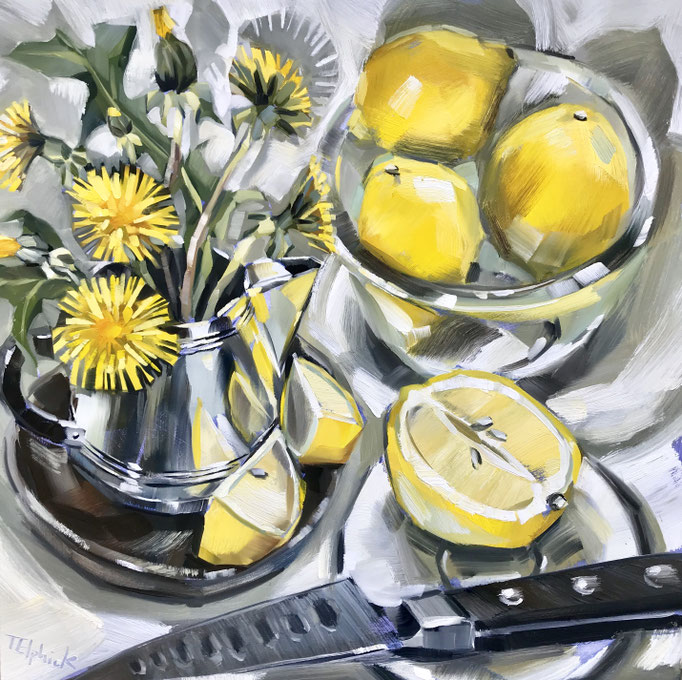 SLO38 Lemons & Dandelions sold print available    