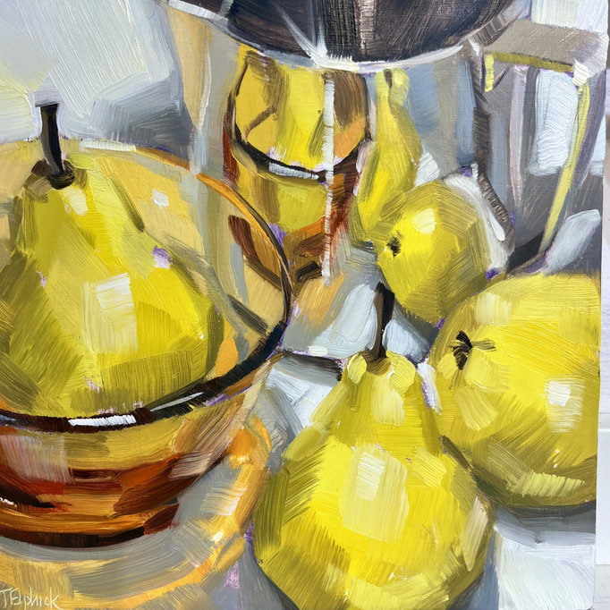 SLO234. Golden Pears   sold.  print available