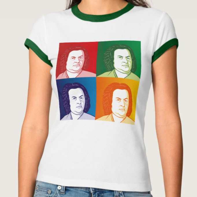 Bach T-Shirts / Komponisten-T-Shirts.