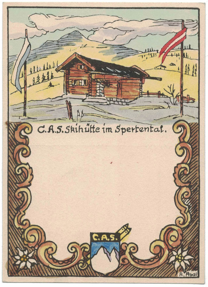 CAS Hütten-Übernahmefeier 1954