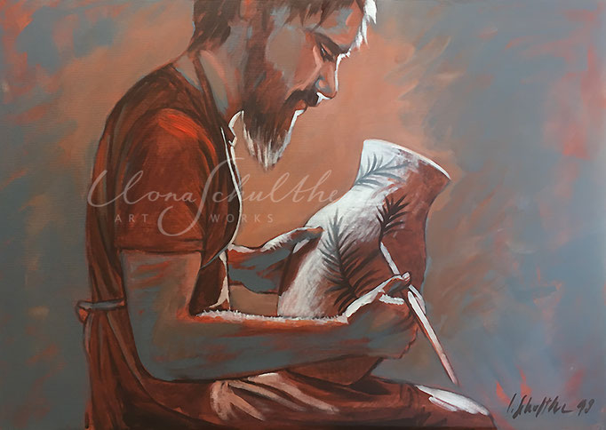 Töpfer 2019, 50 x 60 cm