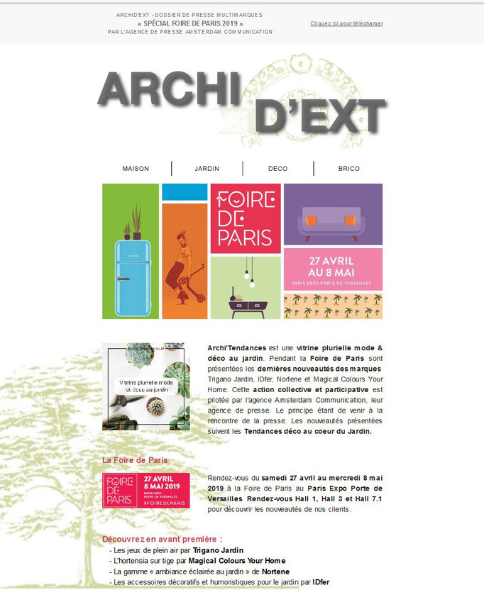 Archid'Ext, spécial Foire de Paris 2019