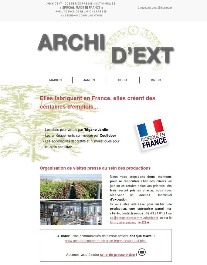 Archid'Ext, spécial Made in France